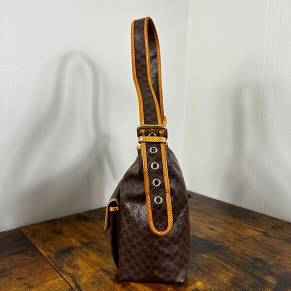 Celine Macadam Vintage Shoulder Bag Brown - Picture 8 of 16